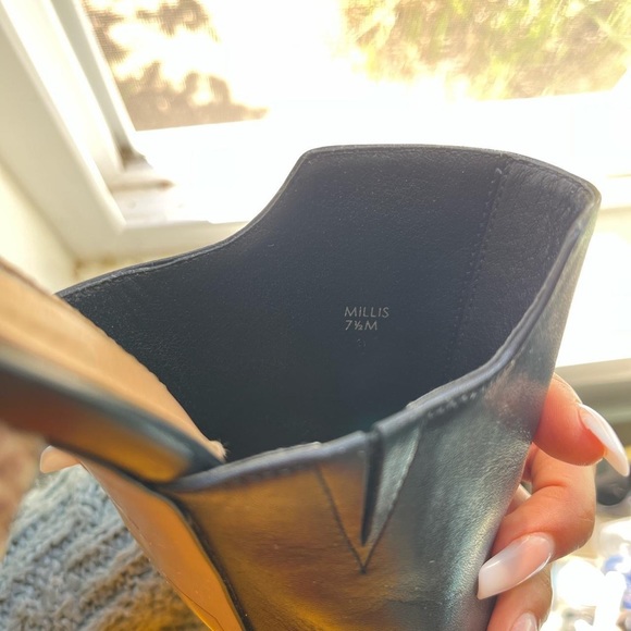 Snakeskin leather mules - Picture 4 of 5